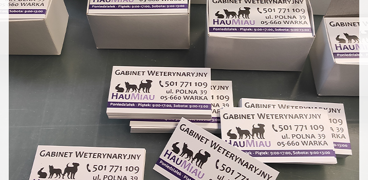 Wizytówki to identyfikacja Twojej firmy