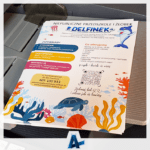 Delfinek przedszkole żłobek plakaty