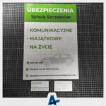 Plakaty i wizytówki Ubezpieczeń Sylwii Szcześniak