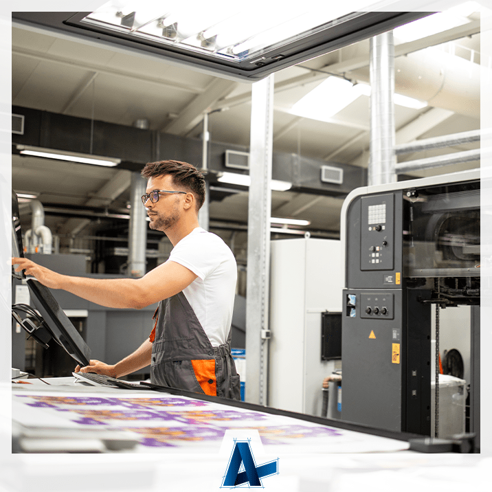 proces druku, Drukarnia Warka