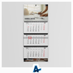 kalendarze trójdzielny