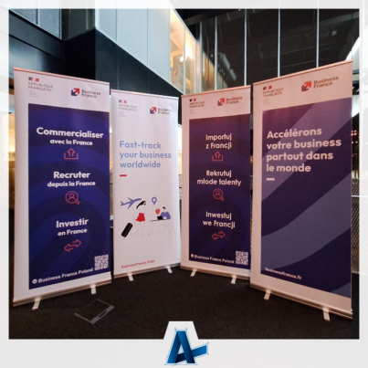 Roll-up’y dla Ambasady Francji
