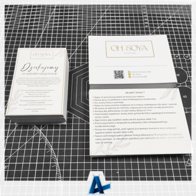 Podziękowania i instrukcje dla Oh Soya