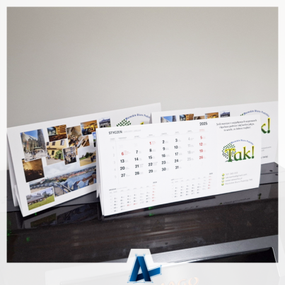 Kalendarze piramidki dla Biura podróży TAK