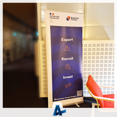 Roll-up’y dla Ambasady Francji