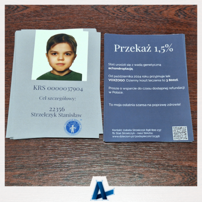 Druk ulotek 1,5% dla Stasia