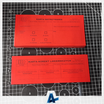 Druk bloczków klejonych dla DELIX