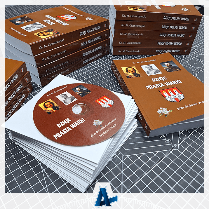 Mirosław Król - Dzieje Miasta Warki - druk i oprawa książki