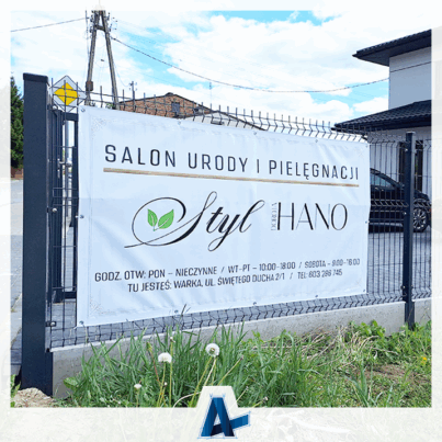 Reklama dla Salonu Styl w Warce