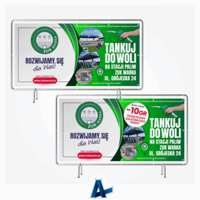 Akcja reklamowa dla Zakładu Usług Komunalnych w Warce