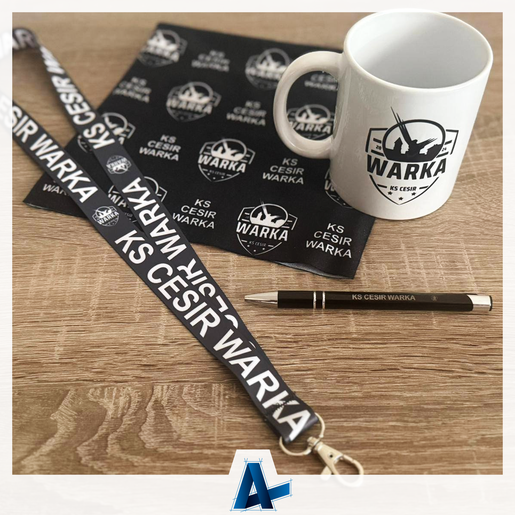Realizacja gadżetów reklamowych dla KS CESIR WARKA