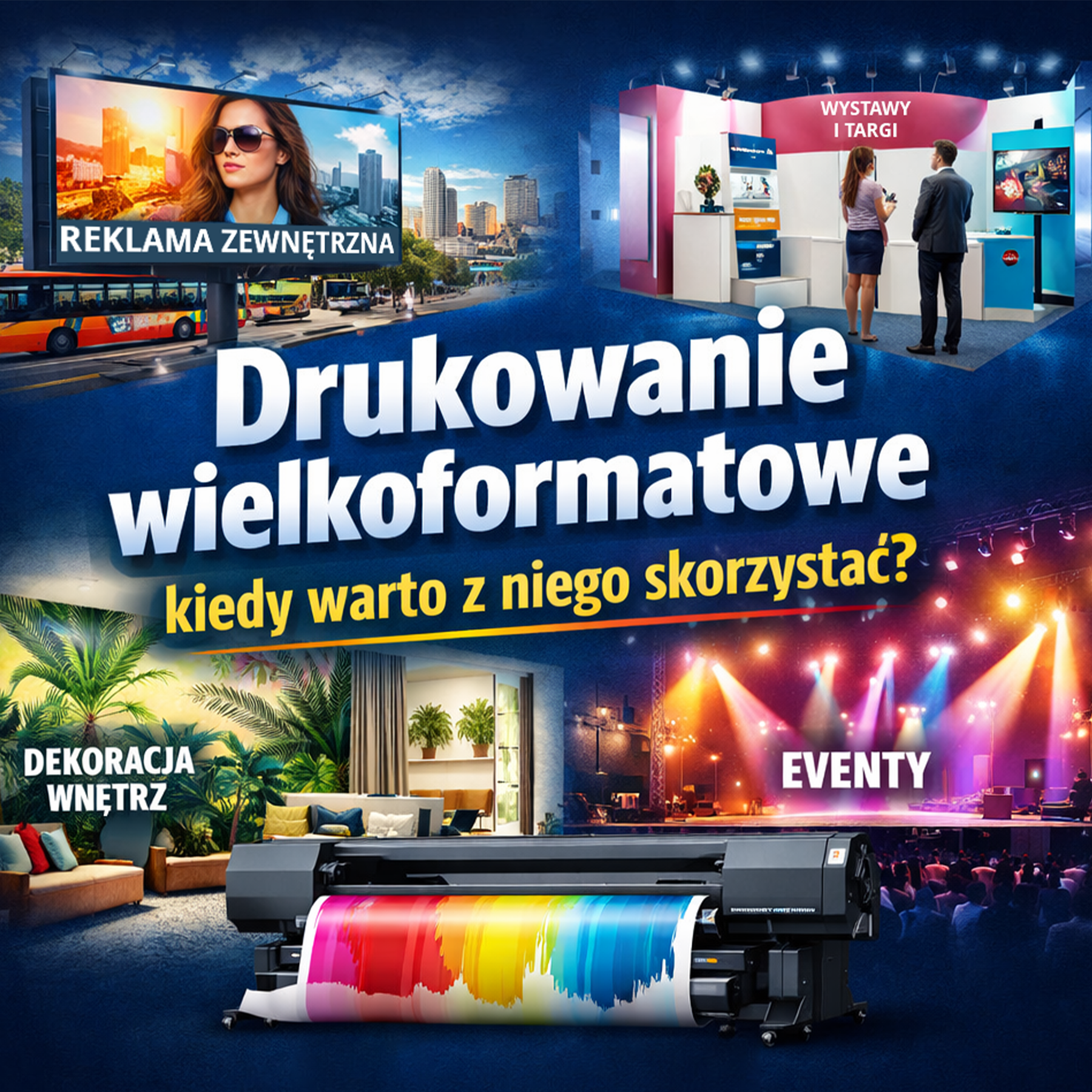 Drukowanie wielkoformatowe – kiedy warto z niego skorzystać?