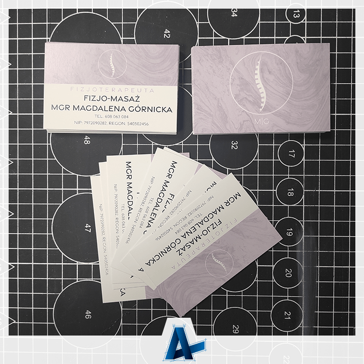 Fizjoterapeuta Magda Górnicka - wizytówki