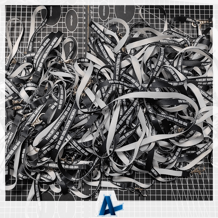 Pawilony Macierzyński - smycze reklamowe