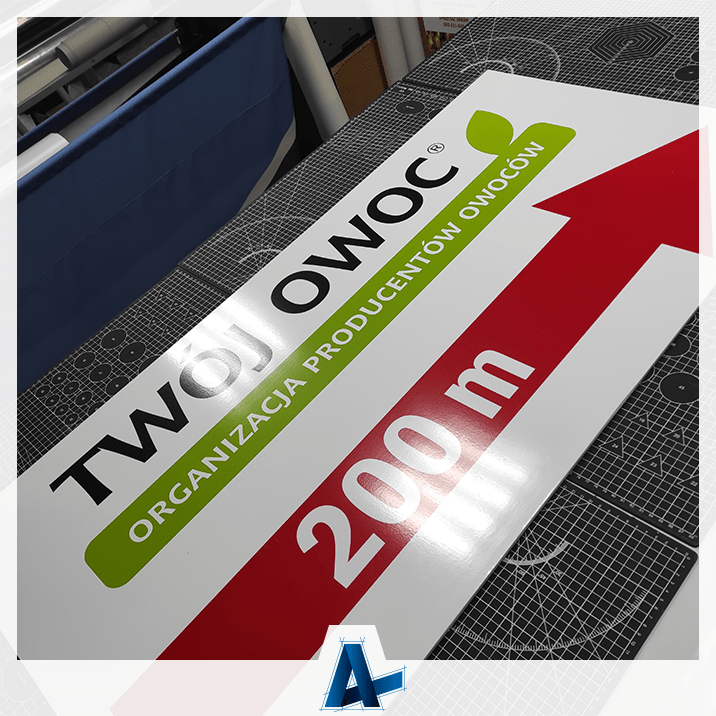 Twój Owoc - tablica pcv