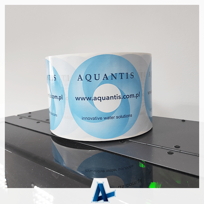 AQUANTIS - etykiety na rolce