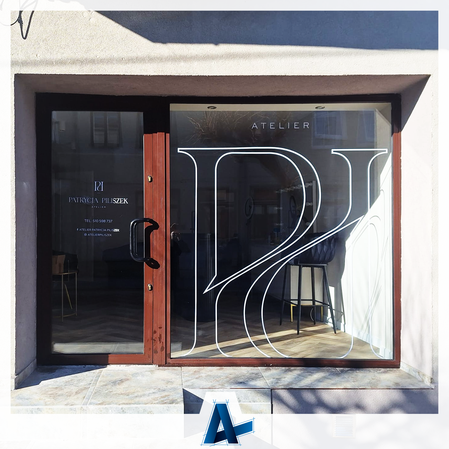 Minimalizm z klasą – realizacja witryny dla Atelier Patrycja Piliszek w Warce